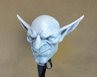 Testa di GOBLIN personalizzata / Mythic Dungeons and Wizards / Stampa in resina 8k / per action figure in scala 4", 6", 7" e 12"