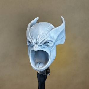 Anpassat WOLVERINE-huvud (Popcorn Bucket Meme) | 8k hartstryck | för actionfigurer i skala 4" / 6" / 7" / 12"