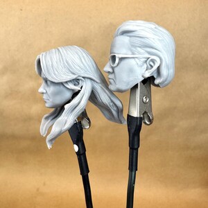 Custom Aunt May and Uncle Ben Heads in 8k resin. Sculpts by vmytoy and produced at the Los Angeles studio.
Side view.