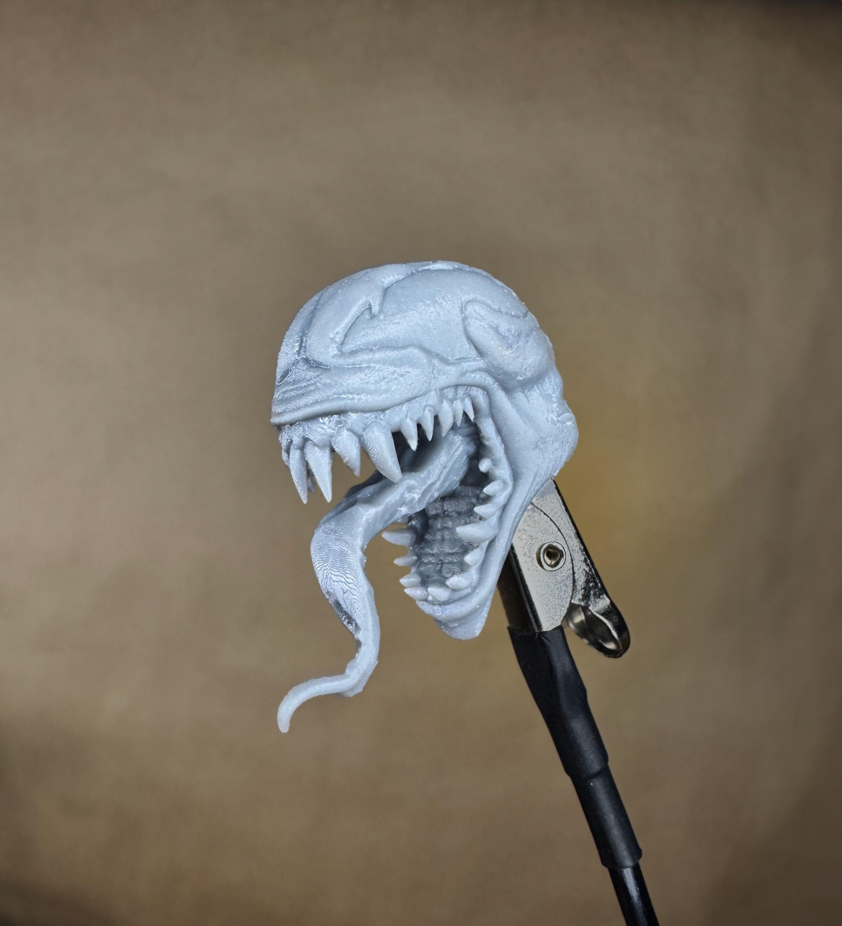 Custom VENOM (ultimate) Head | Spider-man Comics | 8k Resin Print