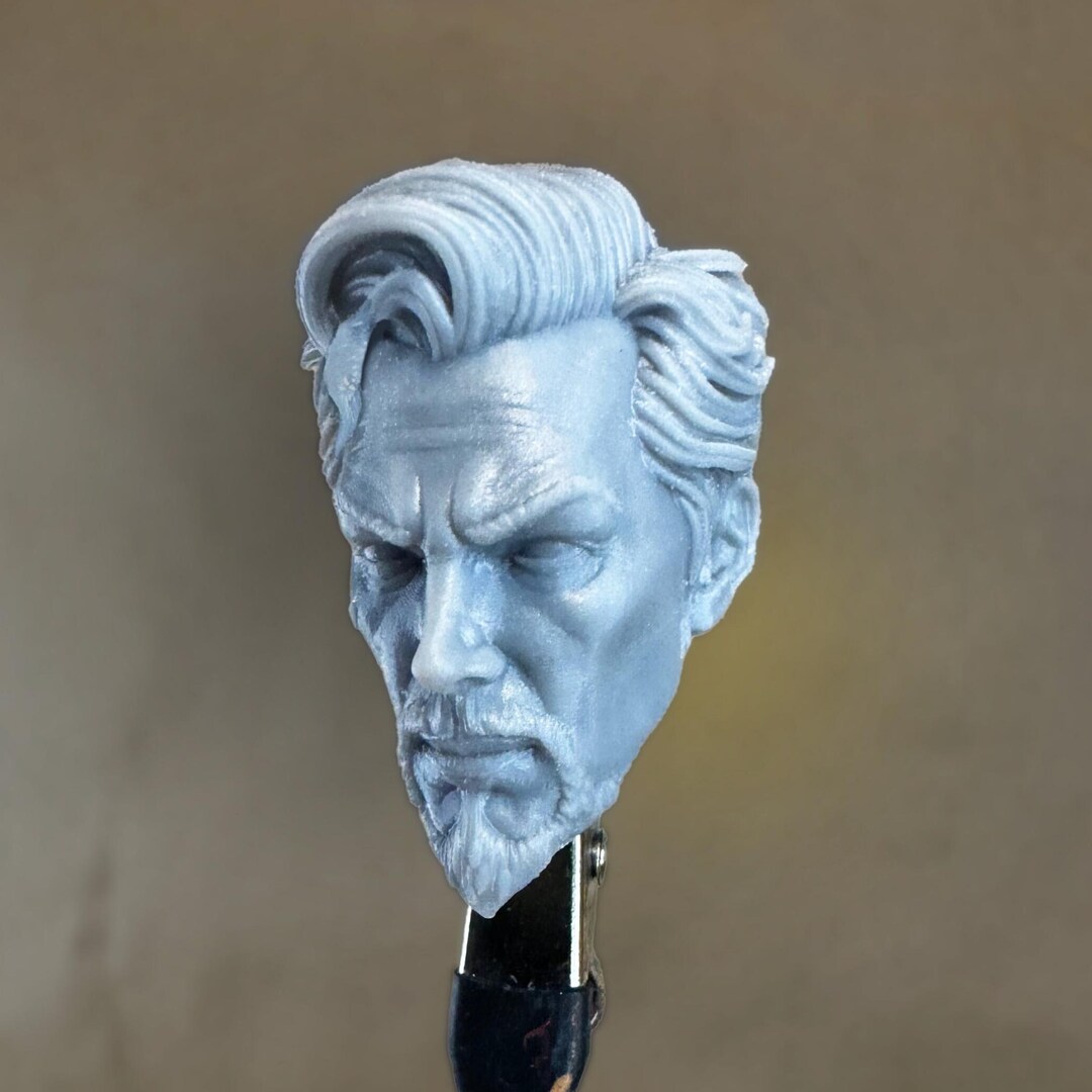 Custom STRANGE WIZARD Head | 8k Resin Print for Action Figures - Etsy