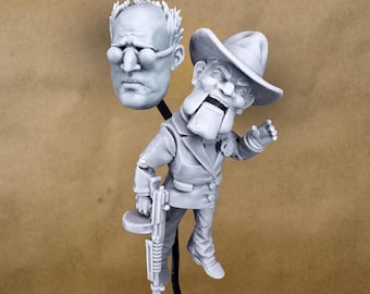 Custom DUMMY + SCARRED PUPPET Kit (Articulated) | 8K Resin Print for Action Figures