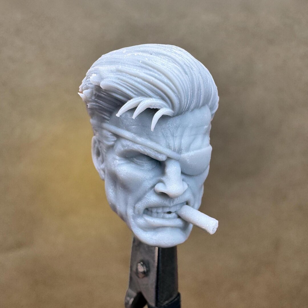 Custom NIC FURY (comic) Head | 8K Resin Print for Action Figures - Etsy