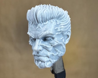 Custom EDDIE BROCK (Venom) Head | Spider-Man comics | 8k Resin Print | for 4" / 6" / 7" / 12" Scale Action Figures