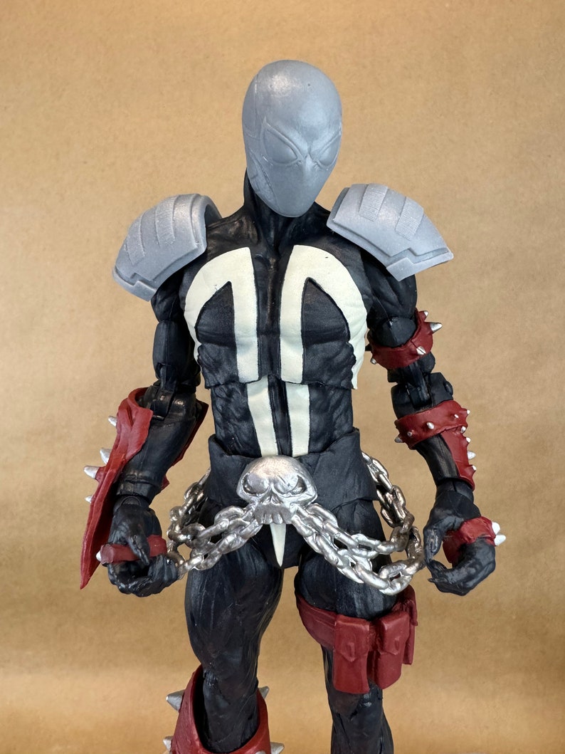 Custom AGENT BLACK SUIT Head Kit | 8K Resin Print for Action Figures - Etsy