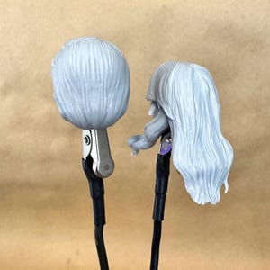 Custom Aunt May and Uncle Ben Heads in 8k resin. Sculpts by vmytoy and produced at the Los Angeles studio.
Back view.