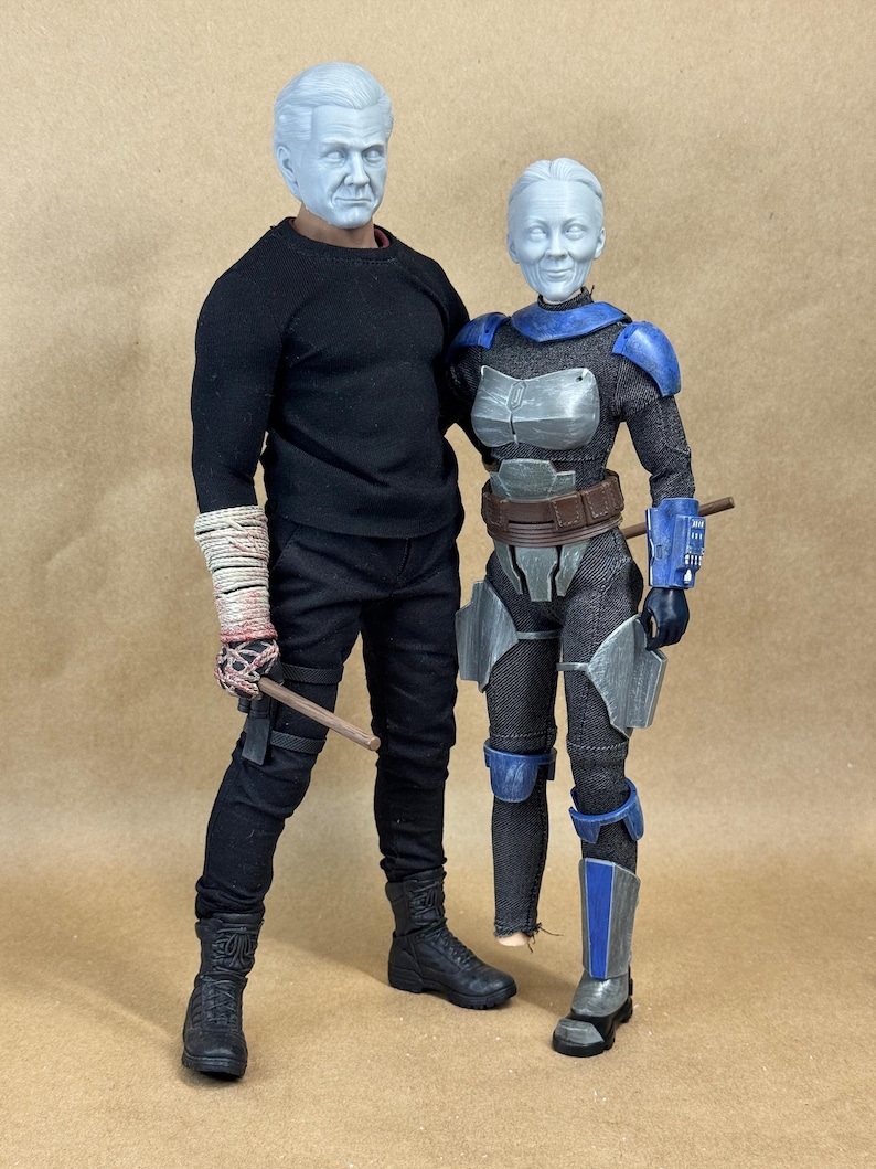 Custom AUNT MAY and UNCLE BEN Heads in 8k resin. Sculpted with vmytoy and produced at the Los Angeles studio.
12 inch version