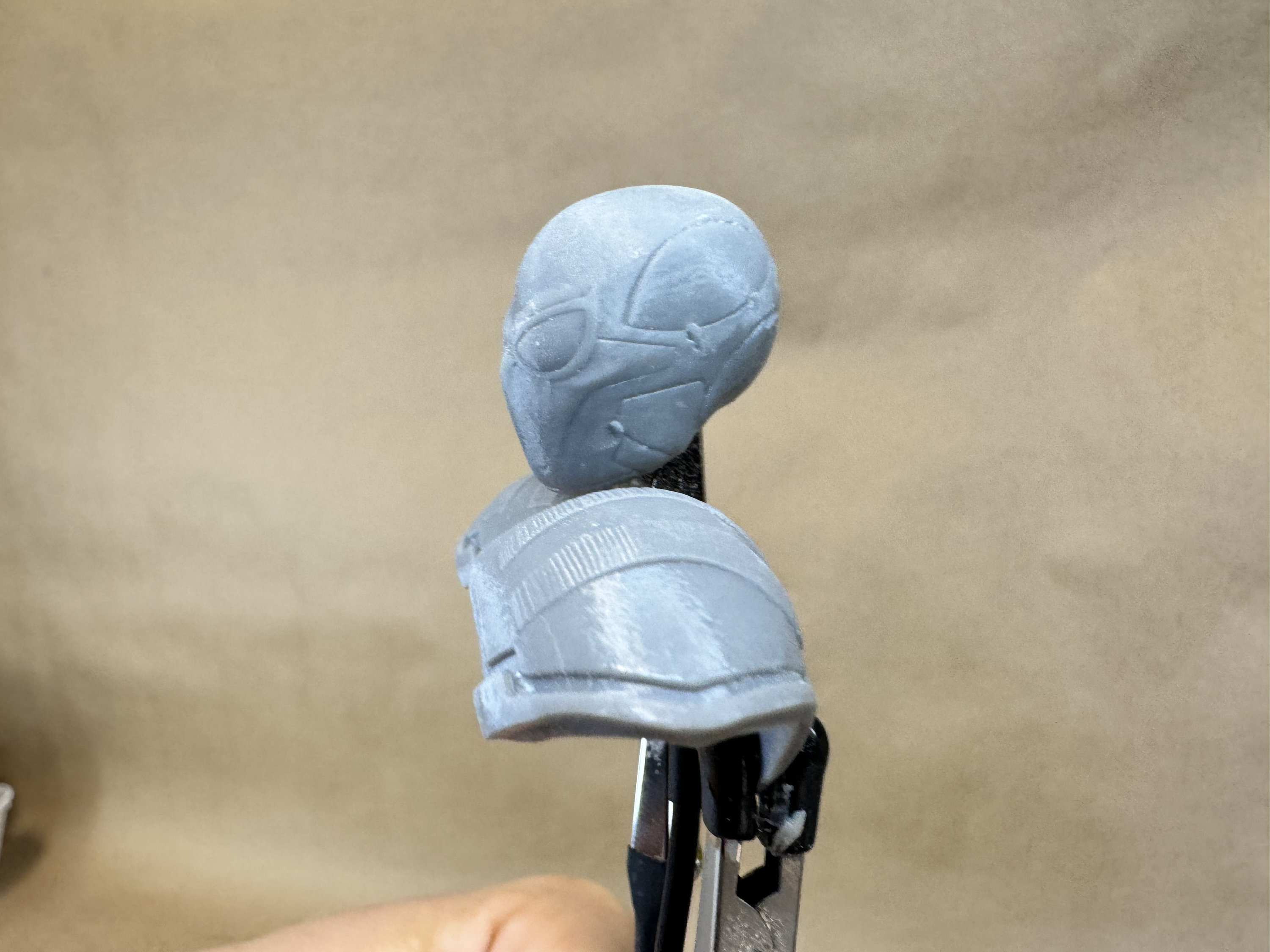 Custom AGENT BLACK SUIT Head Kit | 8K Resin Print for Action Figures - Etsy
