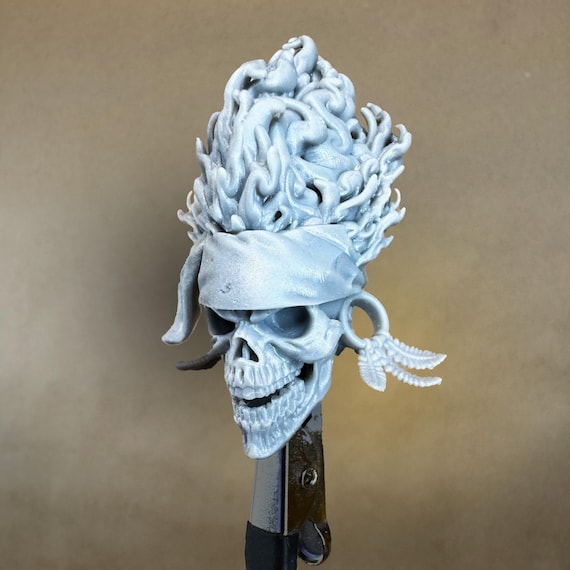 Custom KUSHA Head (ghost Skull) | 8k Resin Print for Scale Action