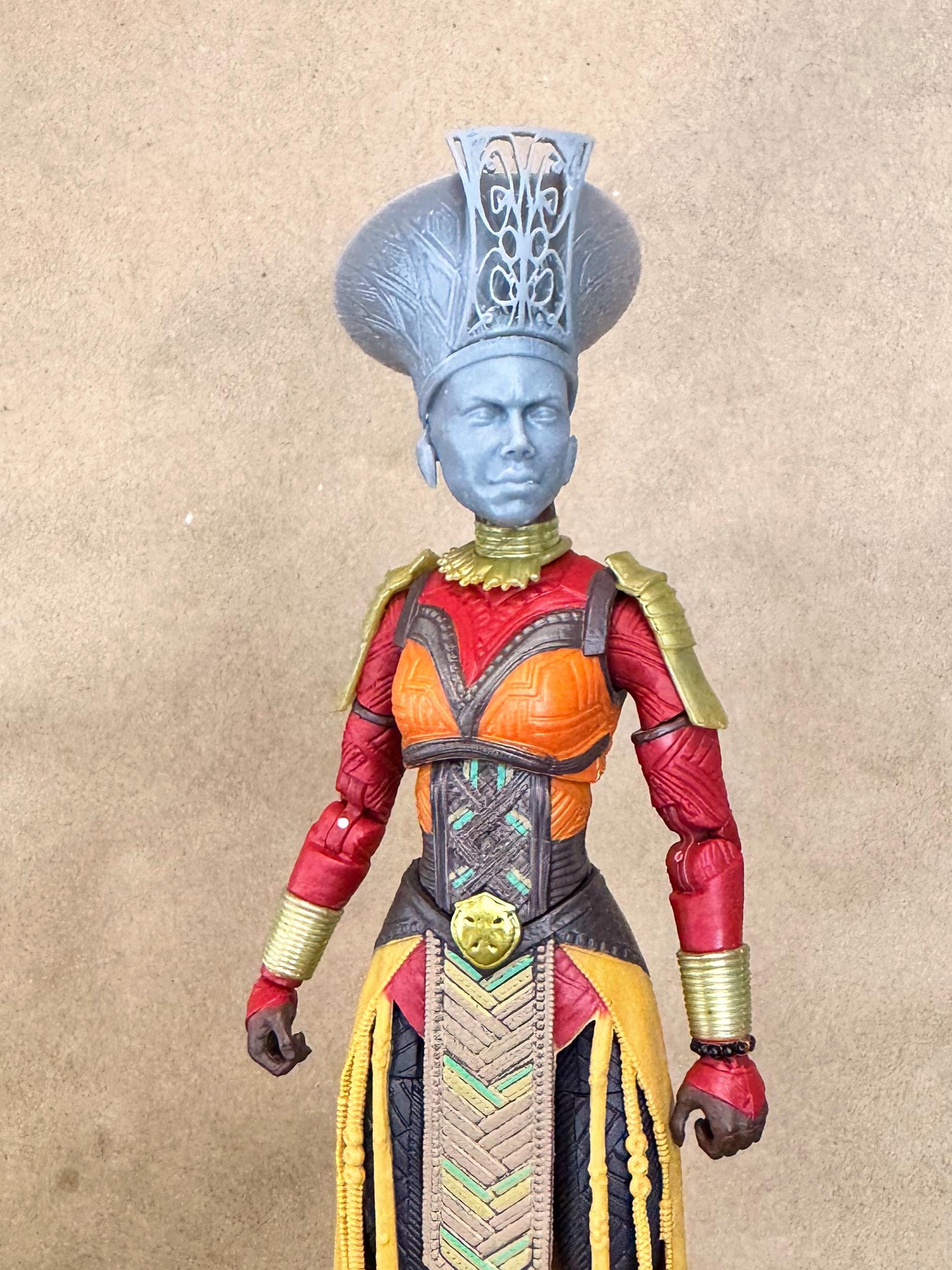 Custom QUEEN PANTHER Head | 8K Resin Print for Action Figures - Etsy