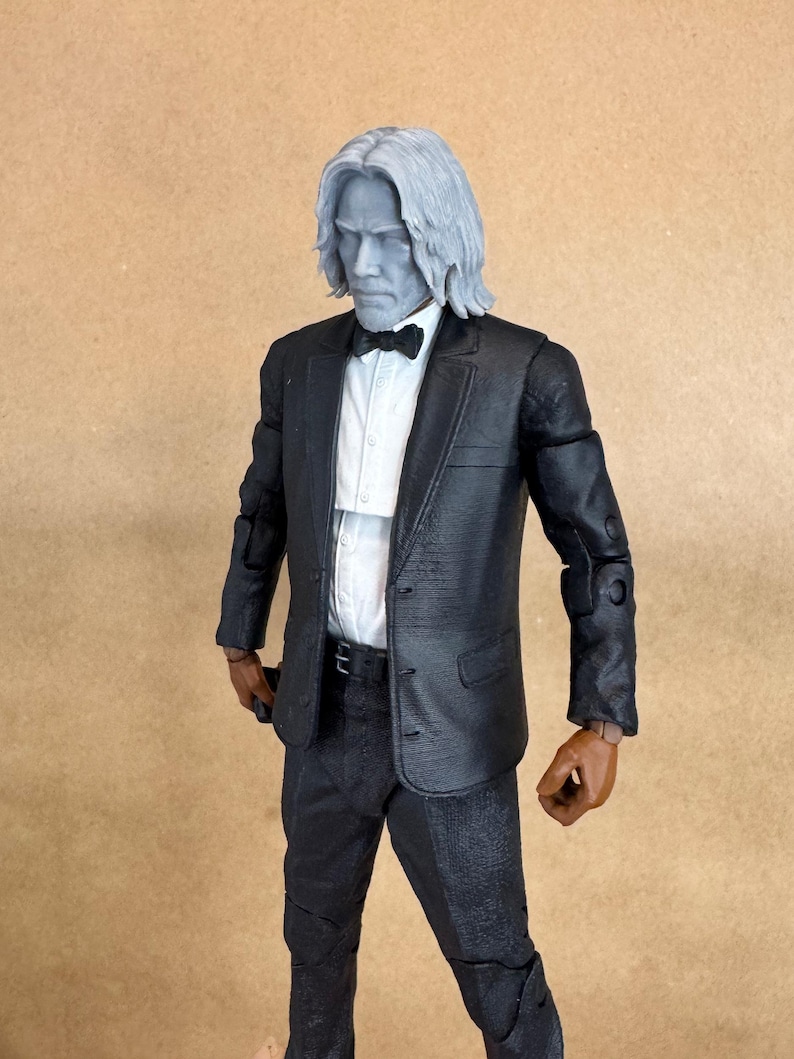 Custom KEANU WICK Revan Head | 8K Resin Print for Action Figures - Etsy