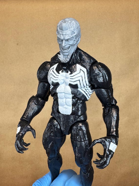 Custom VENOM Head (symbiote Eddie) | 8k Resin Print | for 4