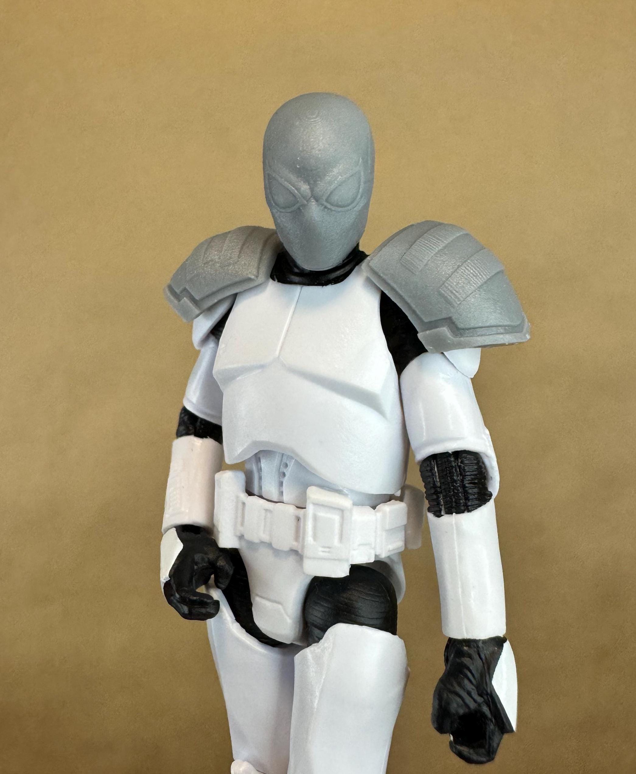 Custom AGENT BLACK SUIT Head Kit | 8K Resin Print for Action Figures - Etsy