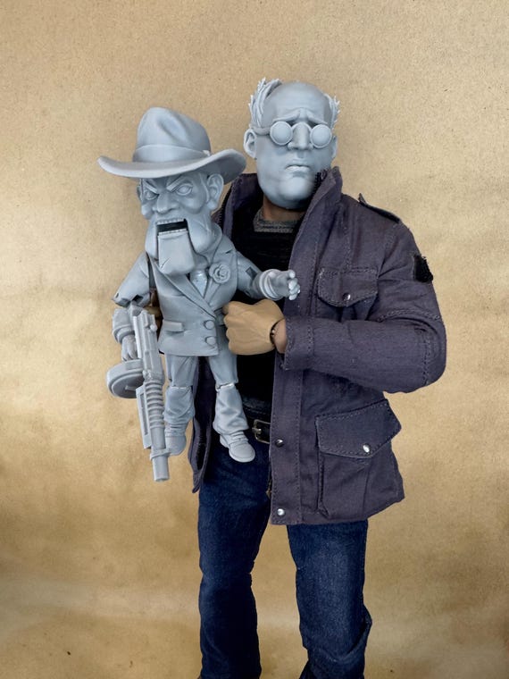 Custom DUMMY + SCARRED PUPPET Kit (articulated) | 8K Resin Print