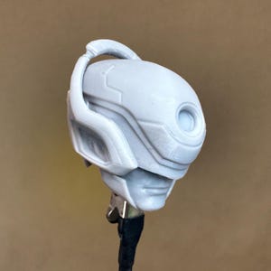 Cabeza MAKER personalizada (Rival) / Impresión en resina 8k / para figuras de acción a escala de 4&quot;, 6&quot;, 7&quot; y 12&quot;