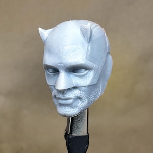 Custom DAREDEVIL Head (She-Hulk MCU) | 8k Resin Print | for 4&quot; / 6&quot; / 7&quot; / 12&quot; Scale Action Figures