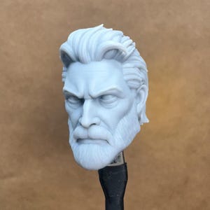 Custom OMNI GUY (Beard) Head | Invisible | 8K Resin Print for Action Figures
