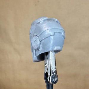 Custom IRON MAN Mark III (Tony Stark) Head in 8k resin. Sculpt by BlueDSculptures and produced at the Los Angeles studio. 
Back view.