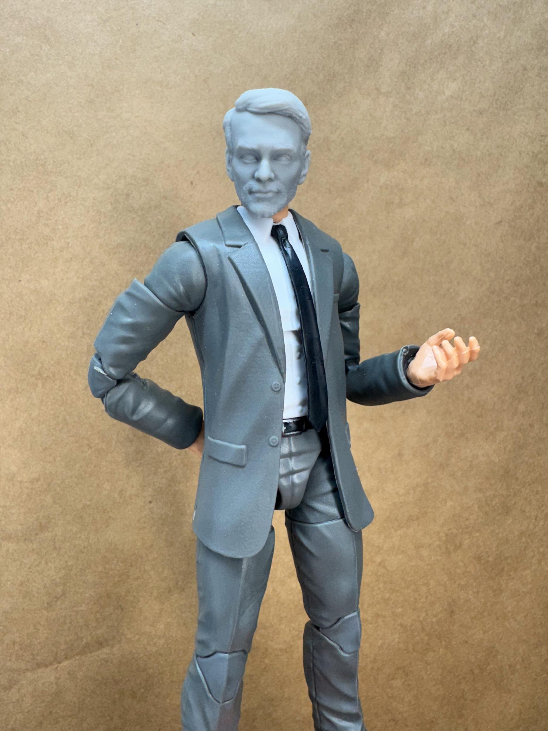 Custom MATT CHARLIE Head (S2 Devil) | 8k Resin Print for Action