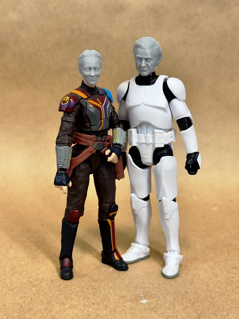 Custom AUNT MAY and UNCLE BEN Heads in 8k resin. Sculpted with vmytoy and produced at the Los Angeles studio.
3.75 inch version on Vintage figures.