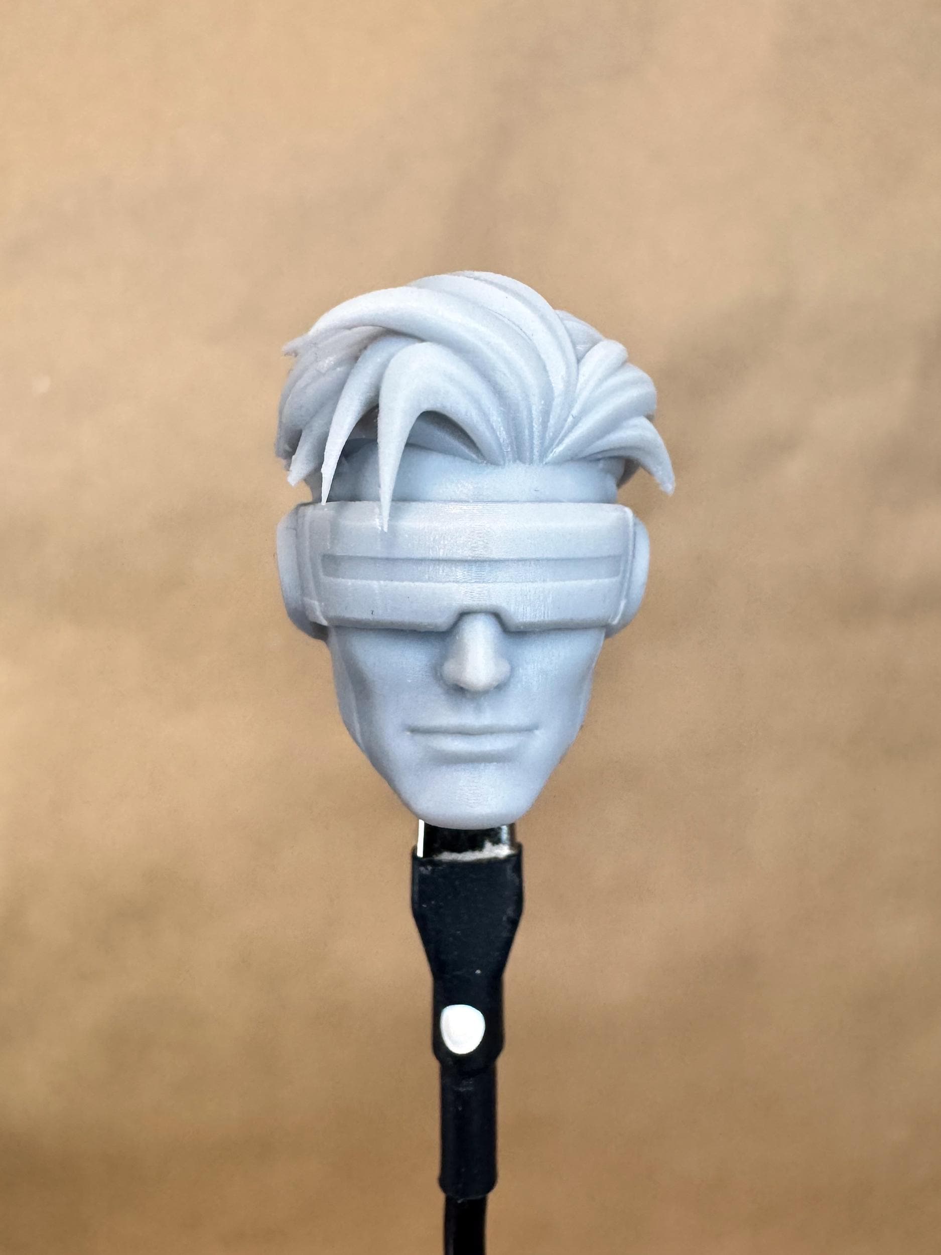 Custom CYCLOPS Head (x-men 97) | 8k Resin Print | for 4" / 6" / 7" / 12 ...