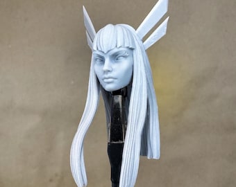 Individuell gestalteter MAGIK-Kopf (X-Men) | 8K-Harzdruck | für Actionfiguren im Maßstab 4" / 6" / 7" / 12"
