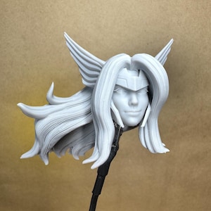 Custom ANGELA Head | Marvel + McFarlane Comics 8k Resin Print | for 4" 6" 7" Scale Action Figures
