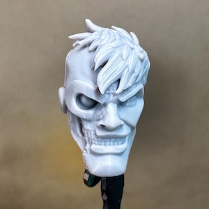 Custom METAL-O Head | &#39;96 Animated Series | 8k Resin Print | for 4&quot; / 6&quot; / 7&quot; / 12&quot; Scale Action Figures