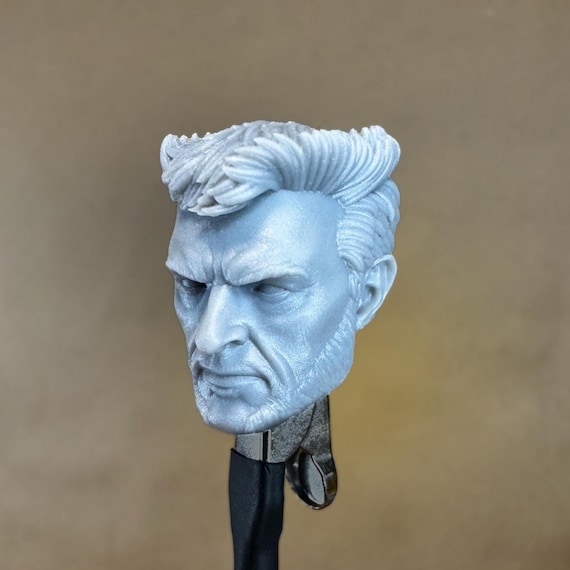 Head Sculpt Logan vieux Hugh Jackman 1/6 Burning Soul
