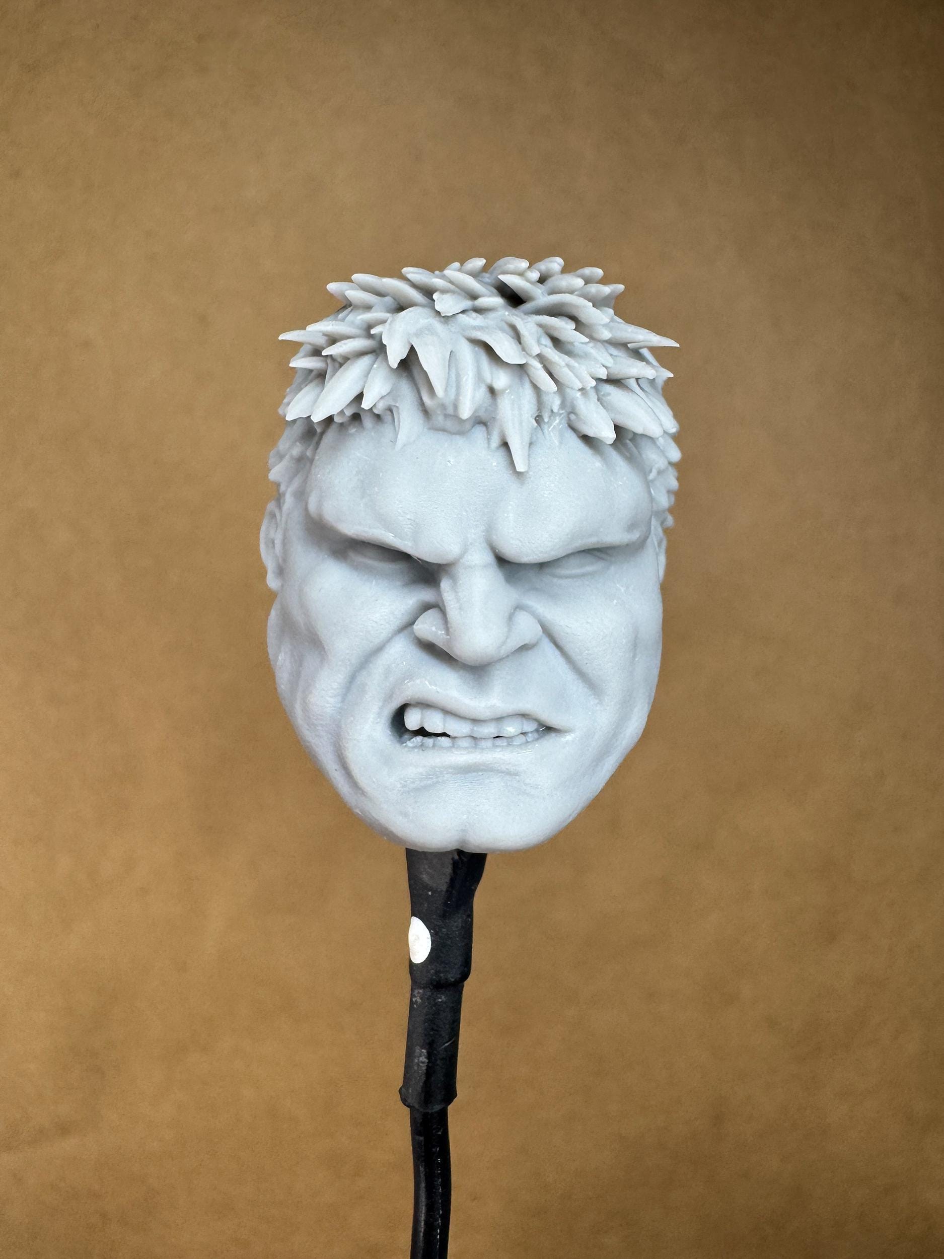 Custom GREEN BULK Head (2003 Bana) | 8K Resin Print for Action Figures ...