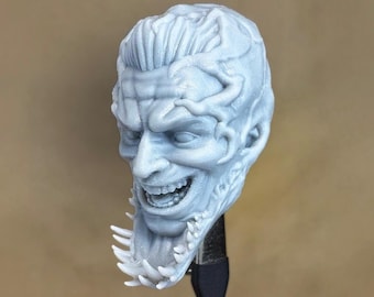 Cabeza de VENOM personalizada (Symbiote Eddie) / Impresión de resina de 8k / para figuras de acción a escala de 4", 6", 7" y 12"