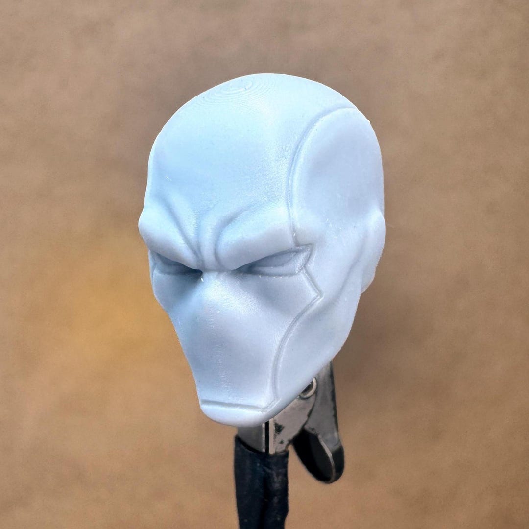 Custom RED HELMET Head | 8K Resin Print for Action Figures - Etsy