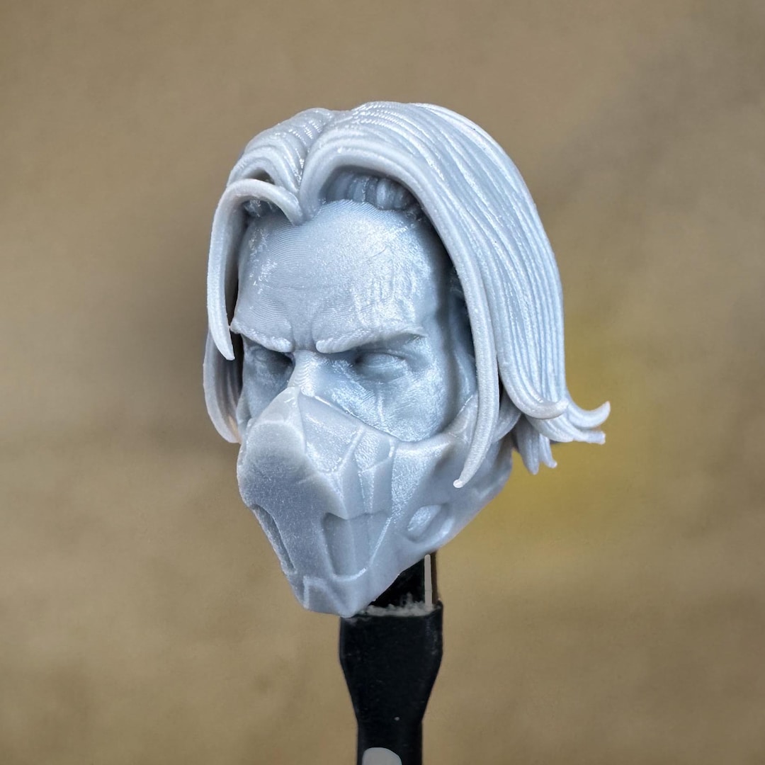 Custom WINTER WARRIOR Head | 8K Resin Print for Action Figures - Etsy