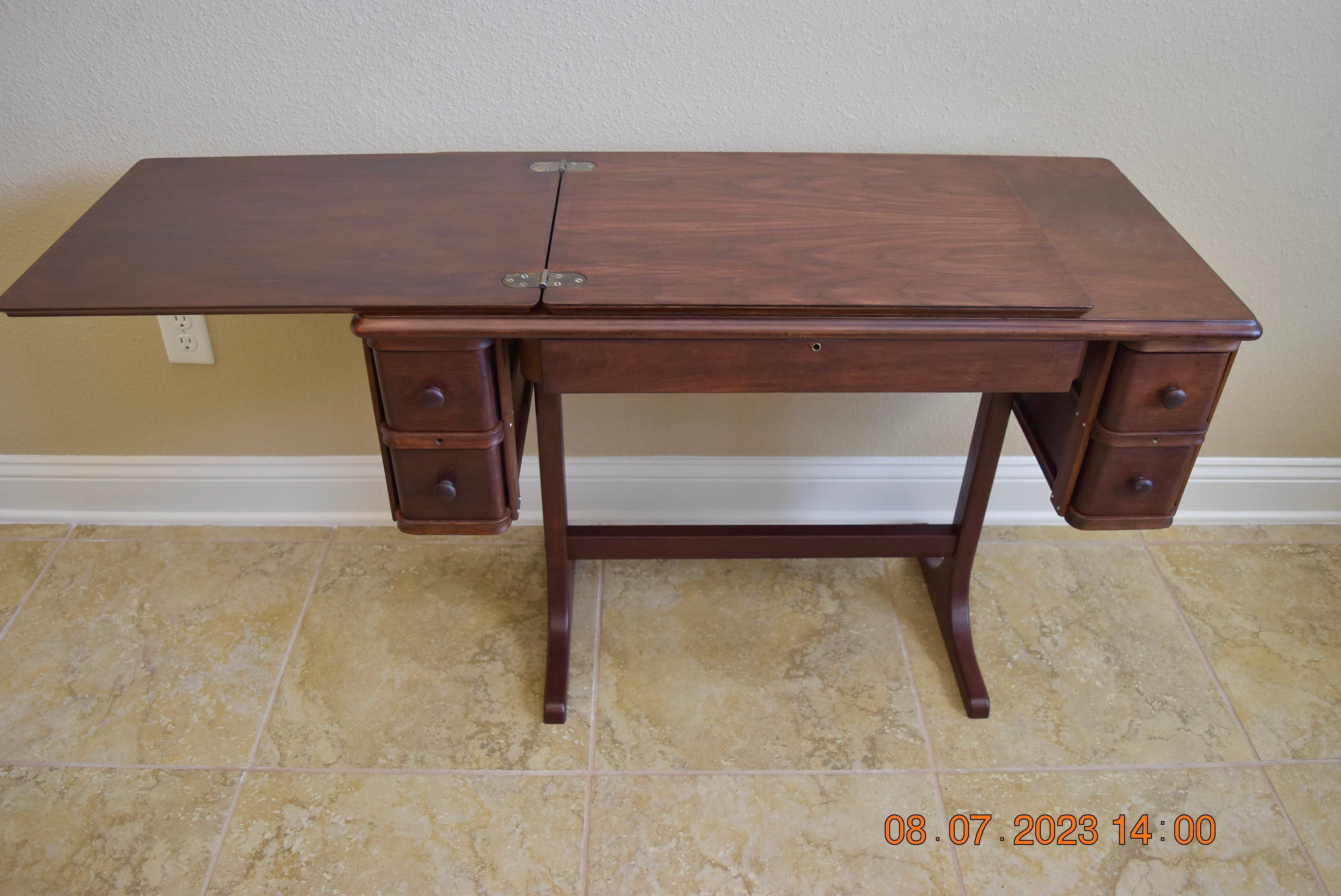 Repurposed Vintage Singer Sewing Desk Etsy