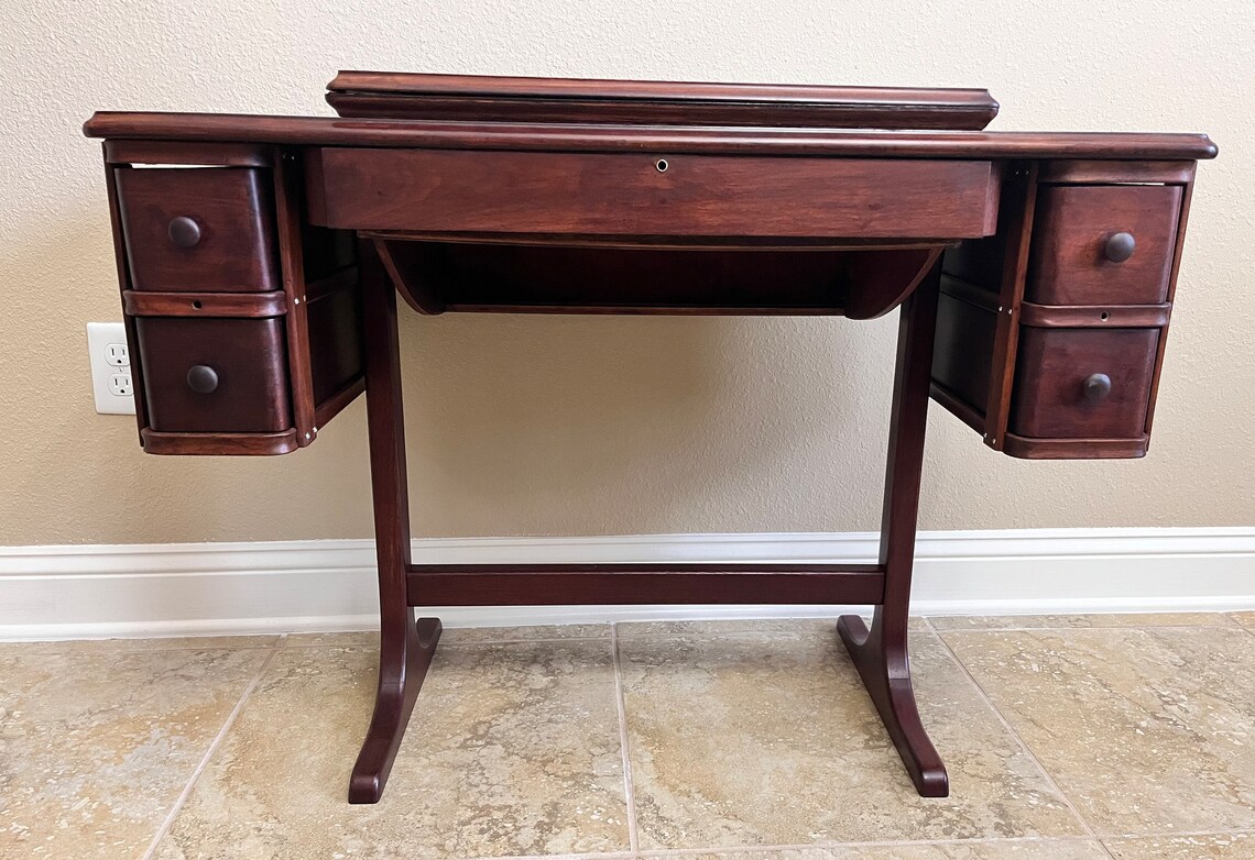 Repurposed Vintage Singer Sewing Desk Etsy