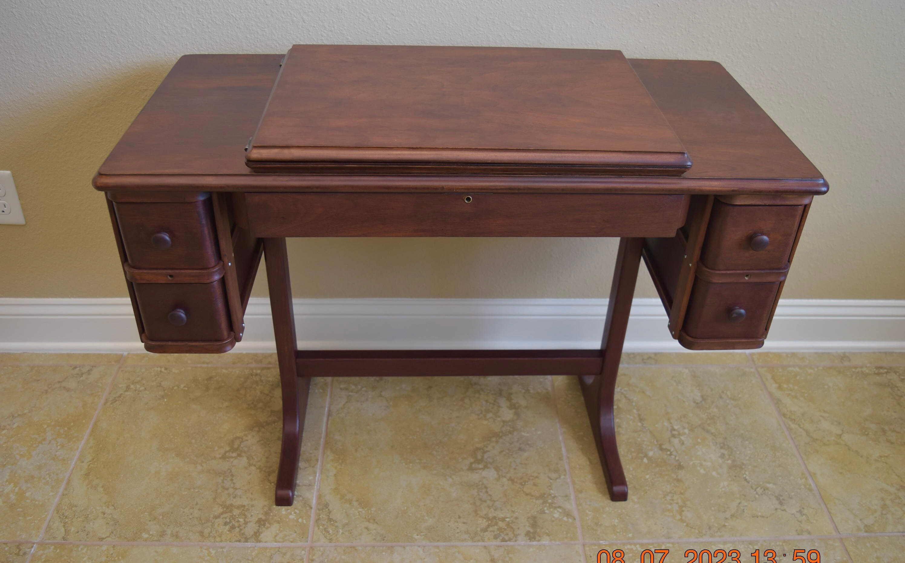 Repurposed Vintage Singer Sewing Desk Etsy