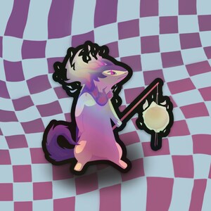 Hisuian Typhlosion - Holographic Vinyl Sticker