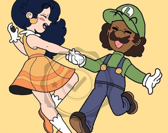 Nintendo Themed Custom Digital Prints