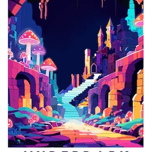 Underdark toerisme afdrukken