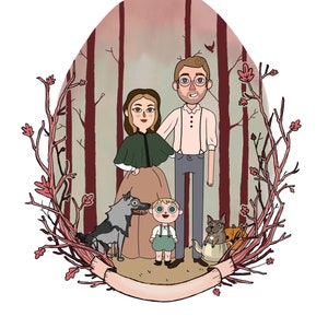 Over the Garden Wall Portrait Custom Digital Prints