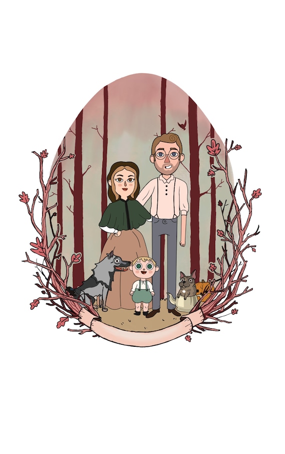 Over the Garden Wall Portrait Custom Digital Prints