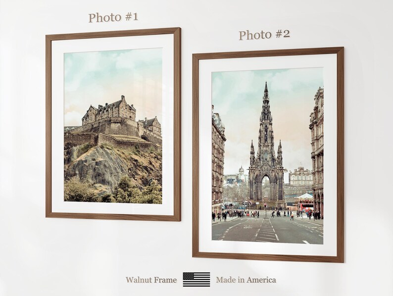 Edinburgh Prints Set of 6, Edinburgh Poster Photos, Edinburgh Map, Edinburgh Wall Art, Edinburgh Photography, Scotland Art image 9