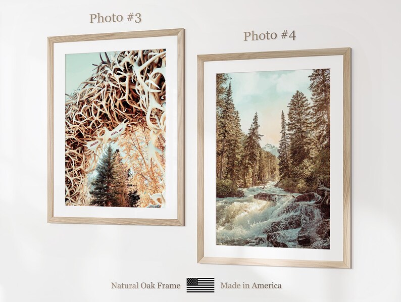 Jackson Hole Prints Set of 6, Jackson Hole Poster Photos, Jackson Hole Map, Jackson Hole Wall Art, Jackson Hole Photography, Wyoming Art image 10