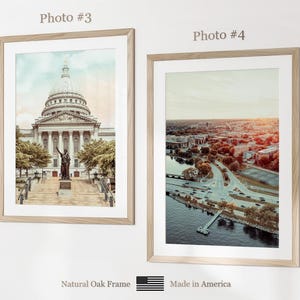 Madison Prints Set of 6, Madison Poster Photos, Madison Map, Madison Wall Art, Madison Photography, Wisconsin Art image 10