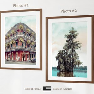 Louisiana State Prints Set of 6, Louisiana Poster Photos, Louisiana Map, Louisiana Wall Art, Louisiana Photography image 9
