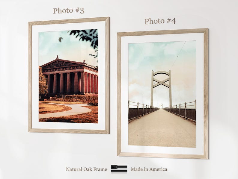 Nashville Prints Set of 6, Nashville Poster Photos, Nashville Map, Nashville Wall Art, Nashville Photography, Tennessee Art image 10