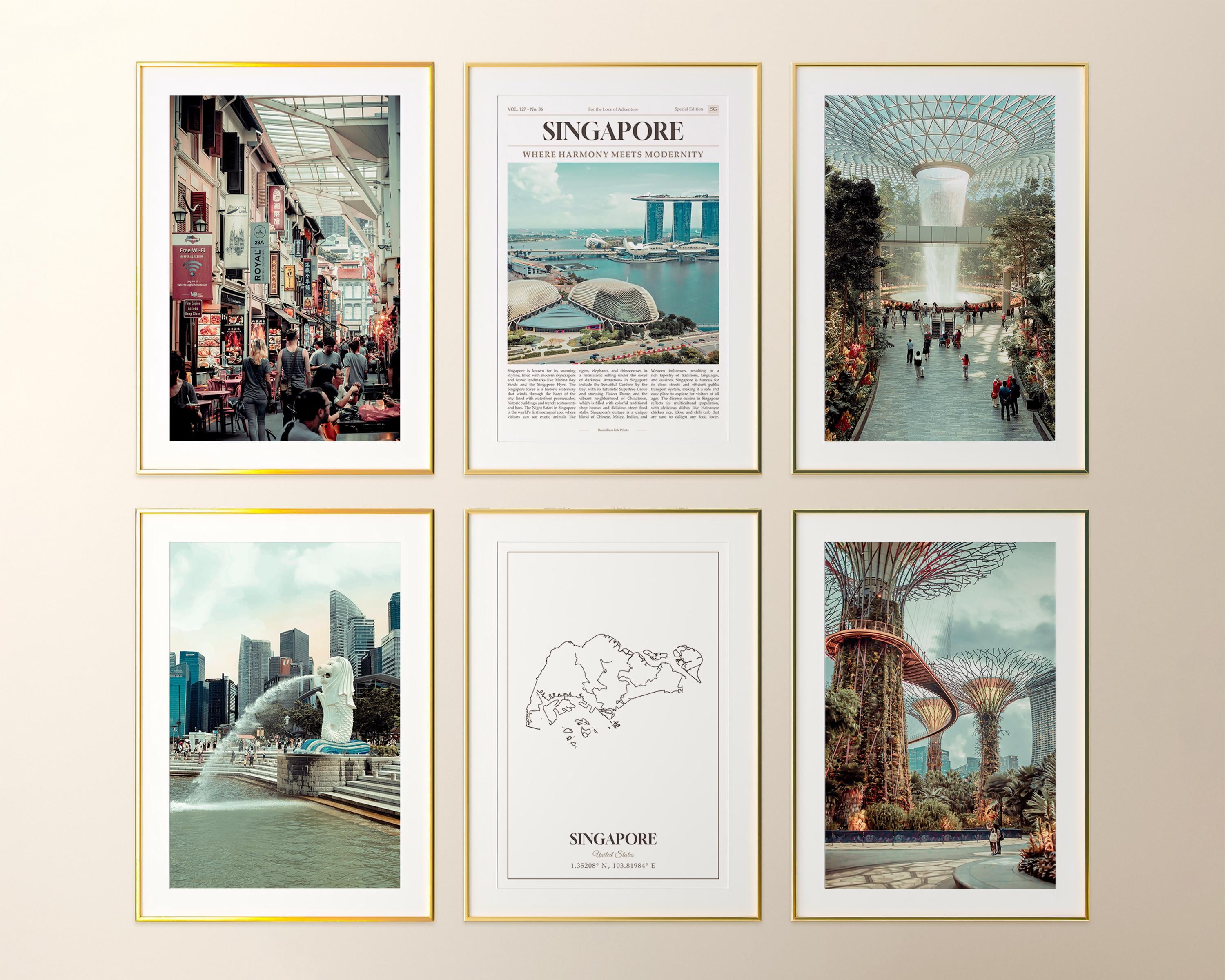 Singapore Poster - Etsy