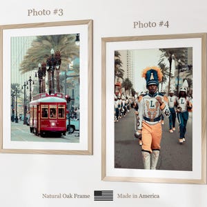 Juego de 6 láminas de Nueva Orleans, fotos de pósteres de Nueva Orleans, mapa de Nueva Orleans, arte mural de Nueva Orleans, fotografía de Nueva Orleans, arte de Luisiana imagen 10