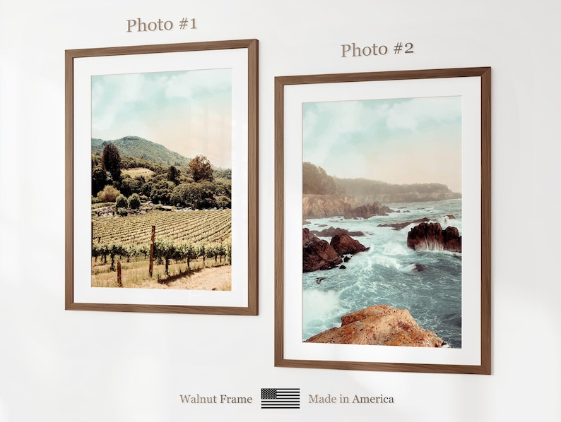 Sonoma County Prints Set of 6, Sonoma County Poster Photos, Sonoma County Map, Sonoma County Wall Art, California Art image 9