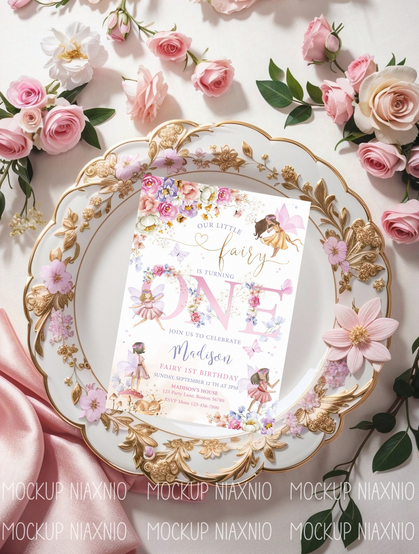 MOCKUP Invitation, Invitation Mockup Wedding Stationery Mockup,digital